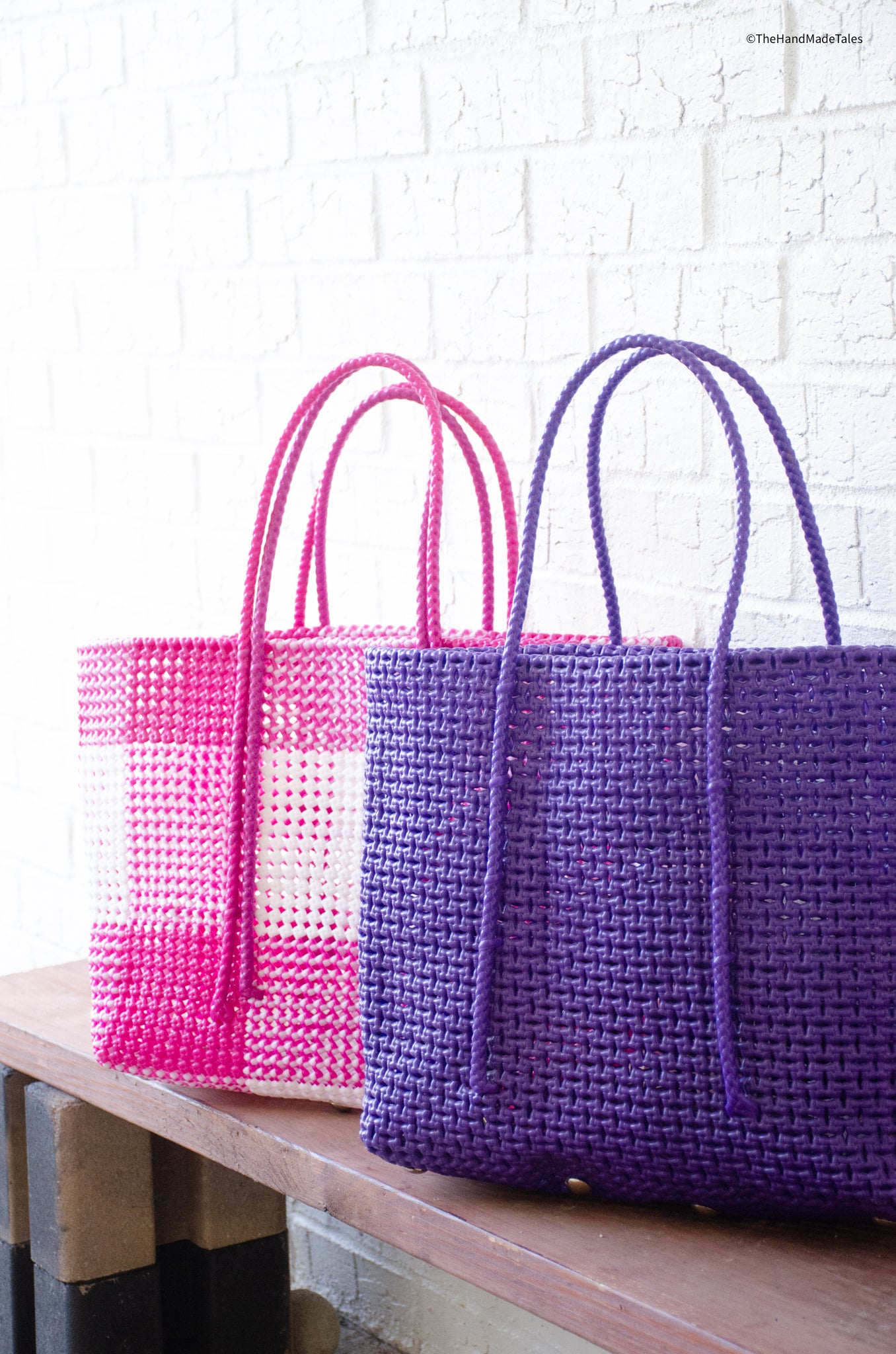 Made to Order - Purple Haze - Large Market bag, South Indian Wire Koodai