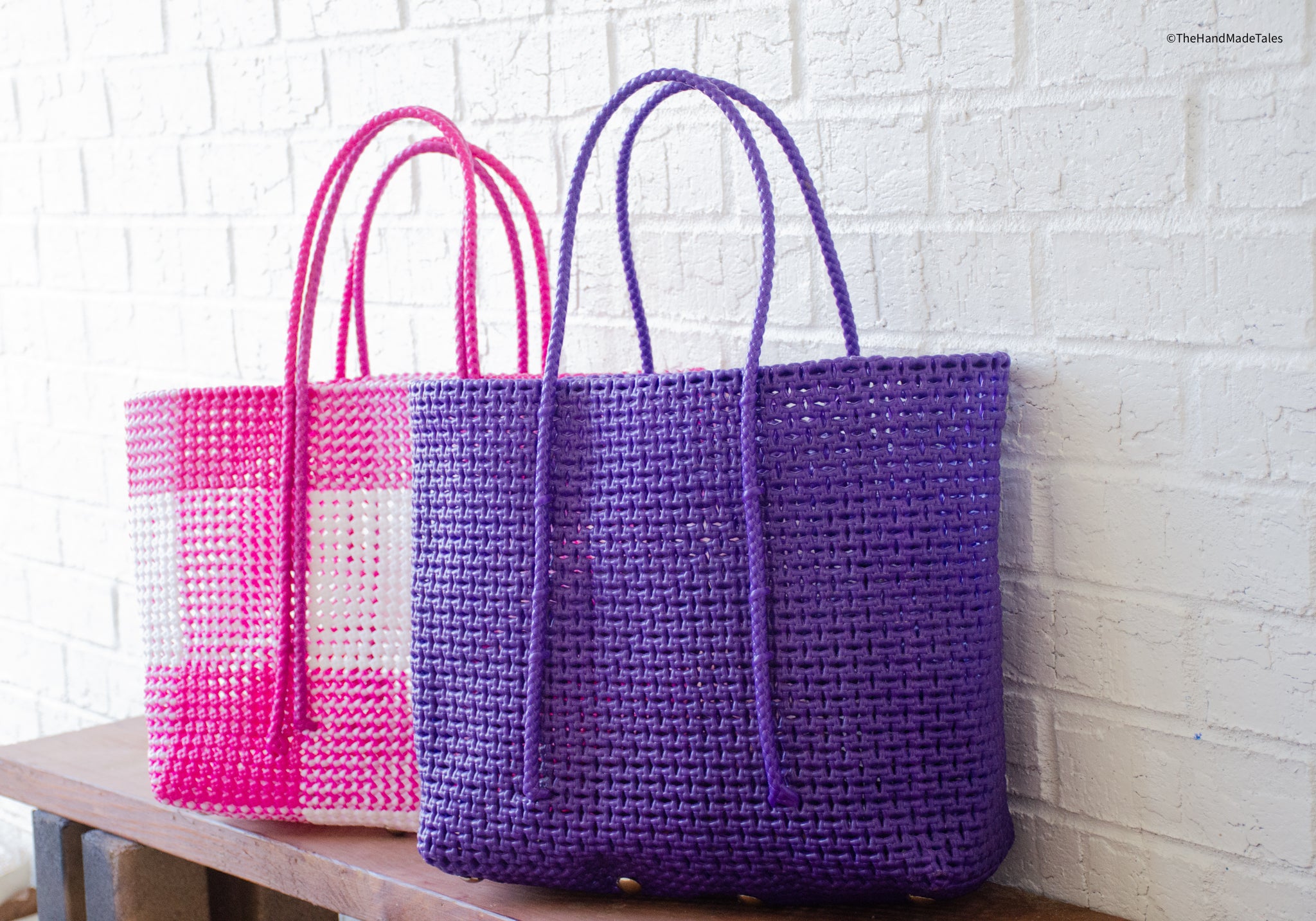 Made to Order - Purple Haze - Large Market bag, South Indian Wire Koodai