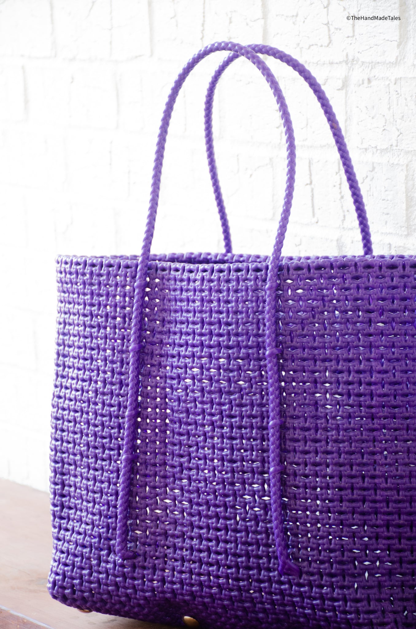 Made to Order - Purple Haze - Large Market bag, South Indian Wire Koodai