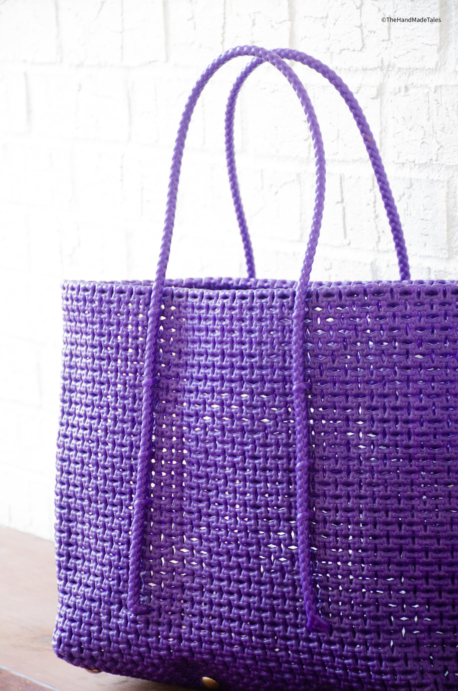 Made to Order - Purple Haze - Large Market bag, South Indian Wire Koodai
