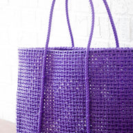 Made to Order - Purple Haze - Large Market bag, South Indian Wire Koodai