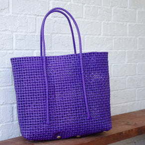 Made to Order - Purple Haze - Large Market bag, South Indian Wire Koodai