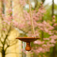 Dhaya Terracotta Hanging Planter & Bird Feeder