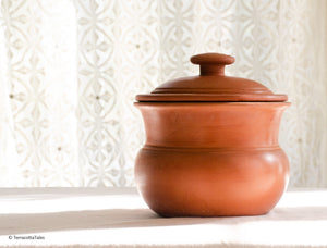 Maya Handmade Earthen Cookware, Unglazed clay cooking pot, Biryani clay cookware