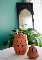 Load image into Gallery viewer, Malar Handmade Terracotta Candleholder

