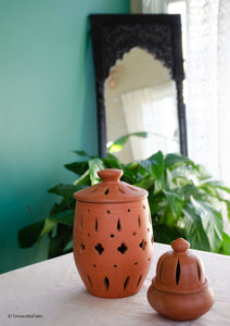 Malar Handmade Terracotta Candleholder