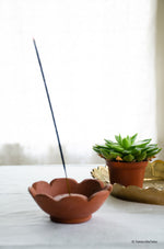 Load image into Gallery viewer, Tamarai Handmade Terracotta Incense Holder
