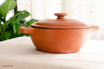 Load image into Gallery viewer, Meera Handmade Terracotta cookware, Clay Cooking Pot with Lid
