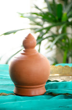 Alicia Handmade Terracotta Salt Jar.