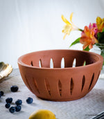 Load image into Gallery viewer, Handmade Berry Bowl, Fruit Bowl, Kitchen Colander, Clay Bowl
