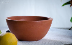 Pair of Handmade Clay Bowls, Dessert Bowls